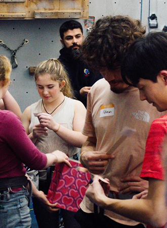 Climbing club activity