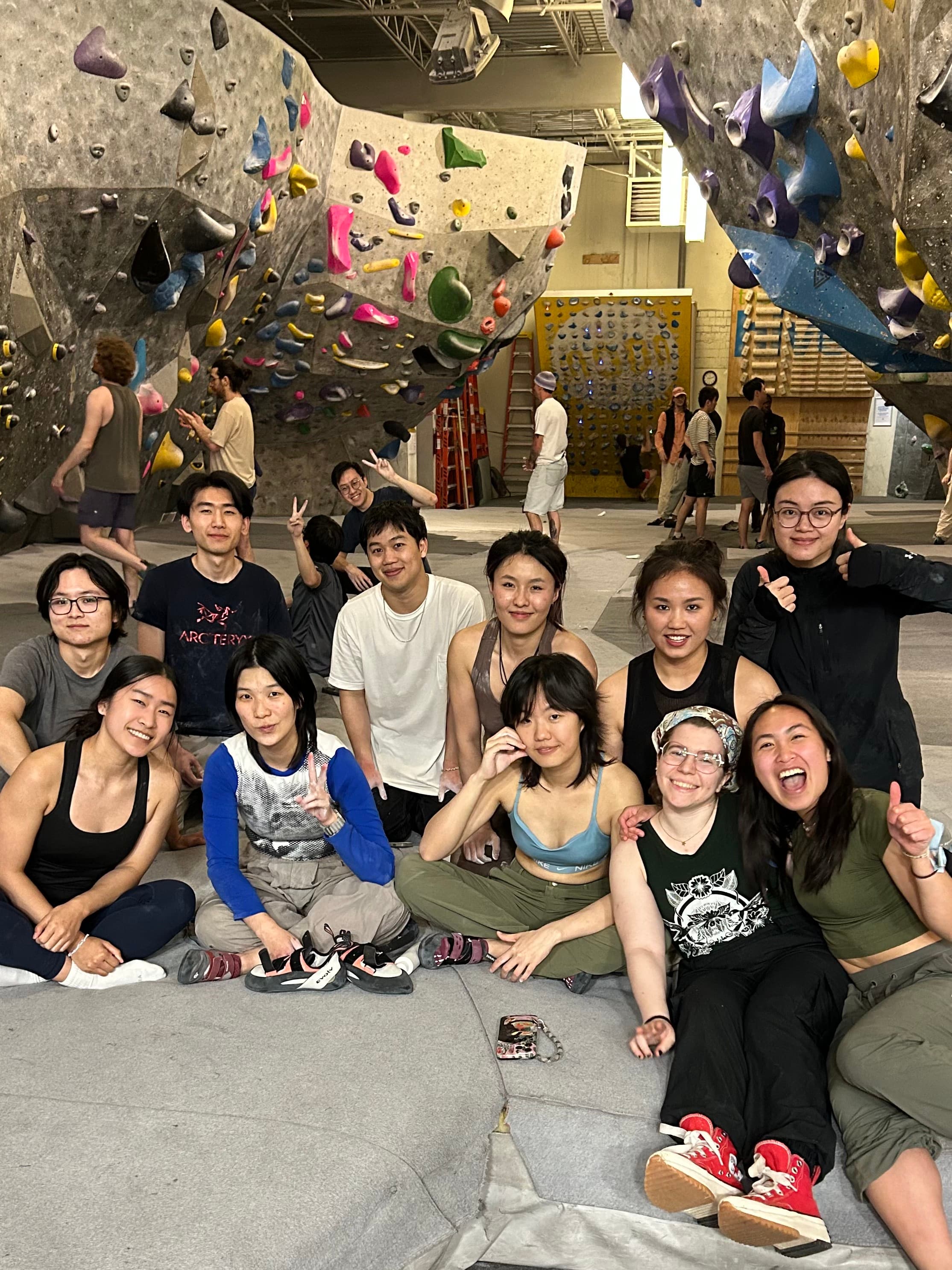 Climbing club activity